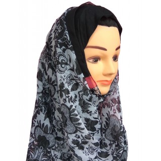 Mariam hijab- printed in chifon fabric